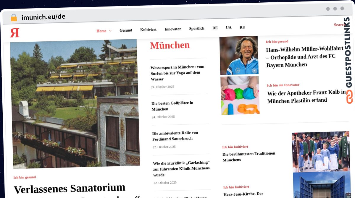 Publish Guest Post on imunich.eu/de
