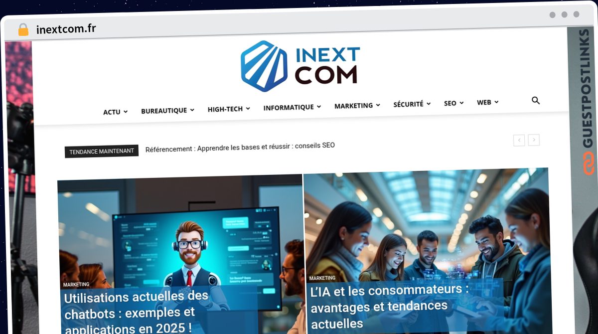 Publish Guest Post on inextcom.fr