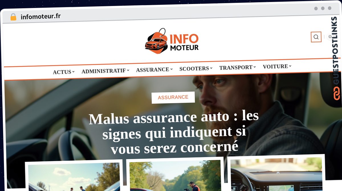Publish Guest Post on infomoteur.fr
