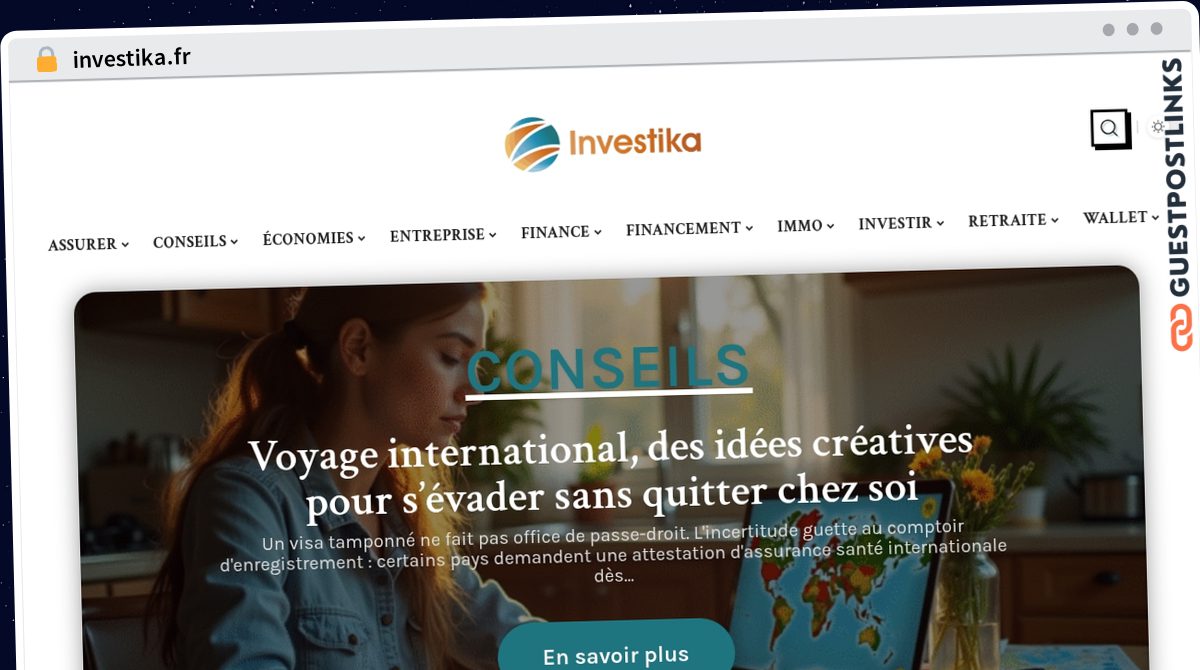 Publish Guest Post on investika.fr