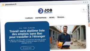 Publish Guest Post on jobassistant.fr