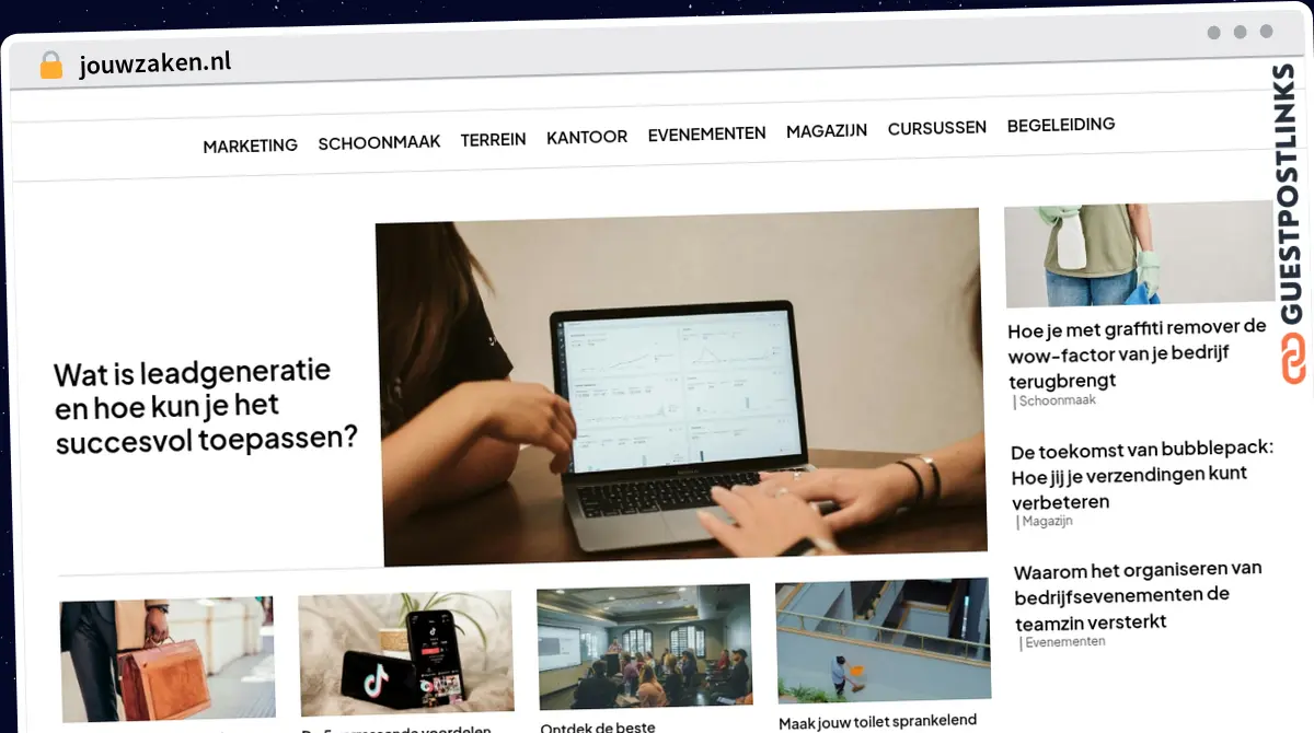 Publish Guest Post on jouwzaken.nl