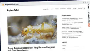 Publish Guest Post on kaptensehat.com