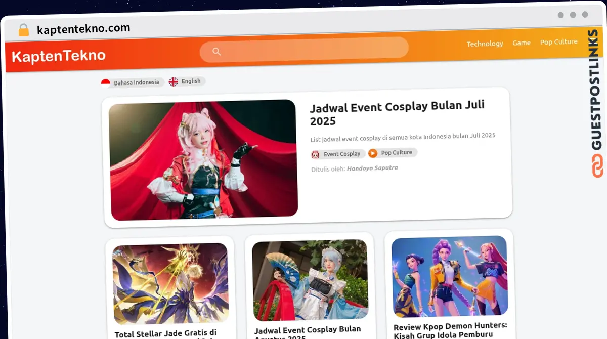 Publish Guest Post on kaptentekno.com