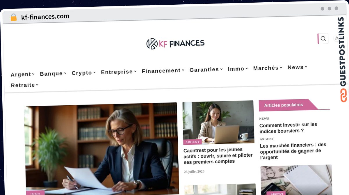 Publish Guest Post on kf-finances.com