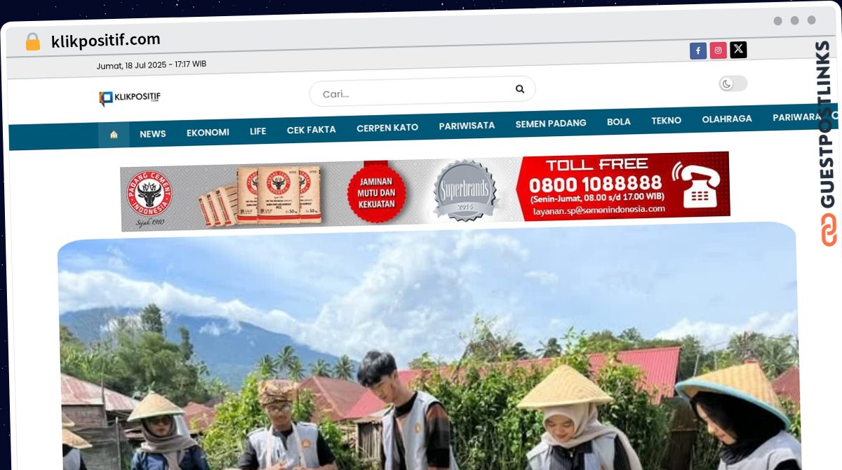 Publish Guest Post on klikpositif.com