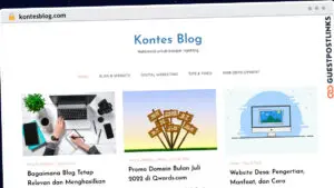 Publish Guest Post on kontesblog.com