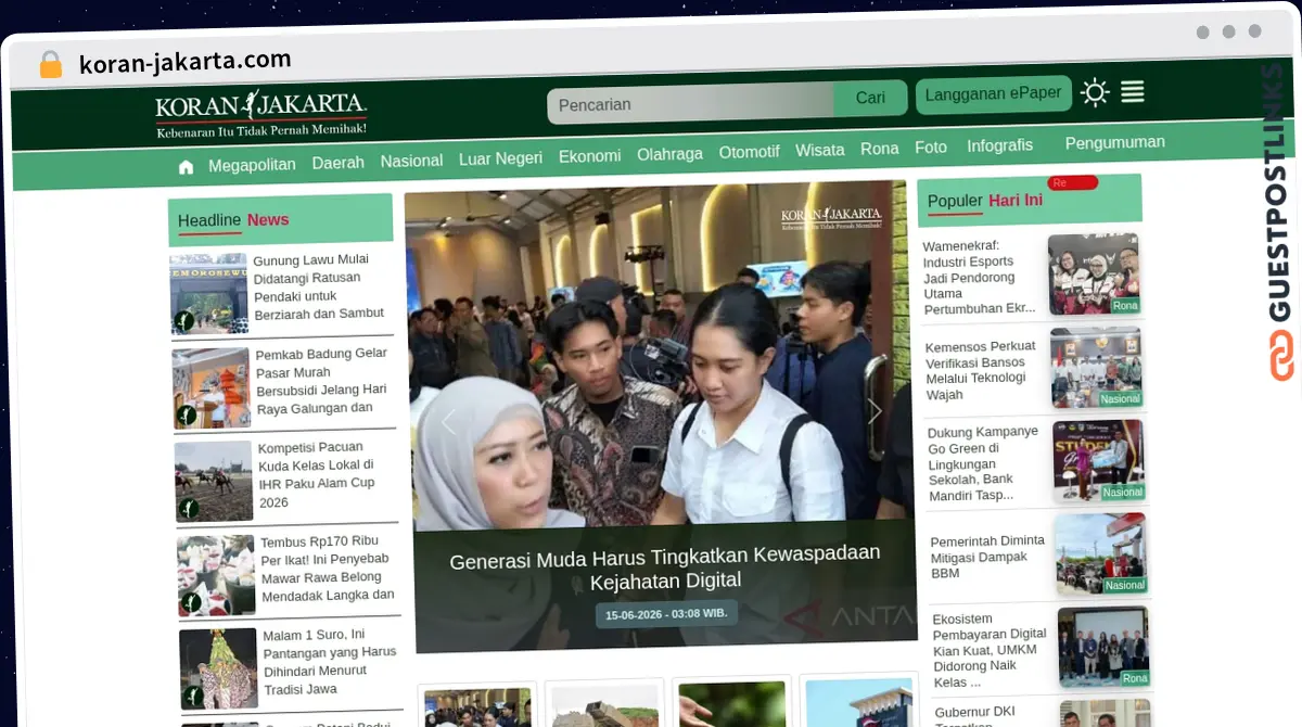 Publish Guest Post on koran-jakarta.com