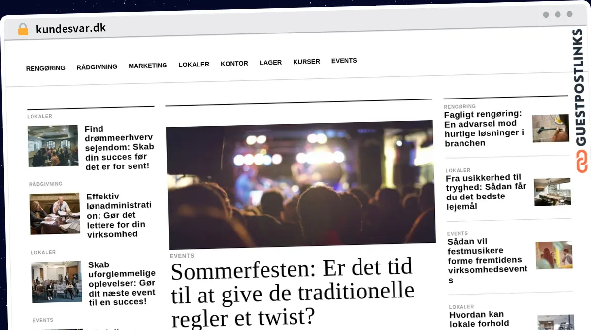 Publish Guest Post on kundesvar.dk