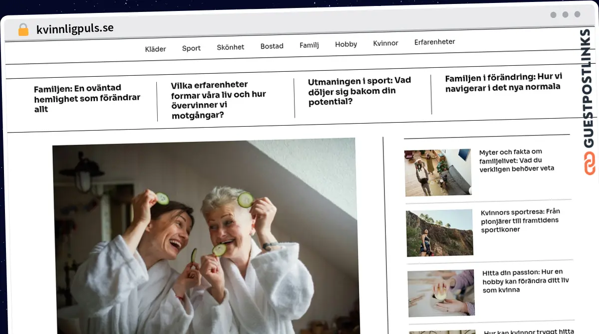 Publish Guest Post on kvinnligpuls.se