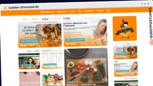 Publish Guest Post on laekker-aftensmad.dk