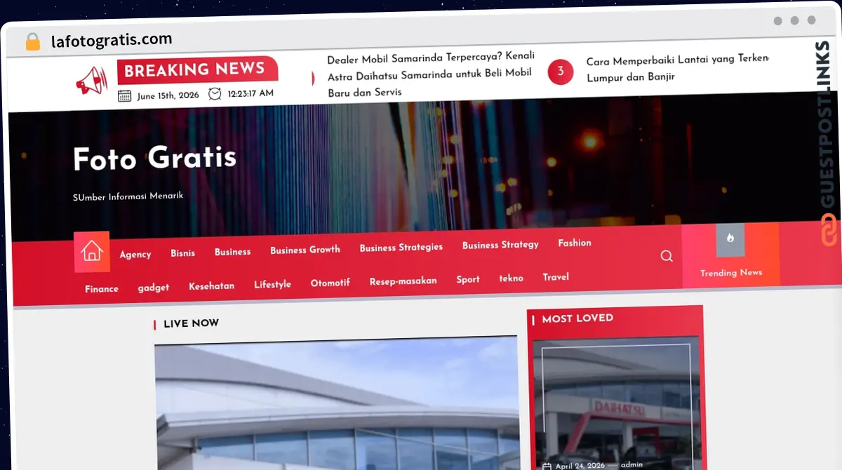 Publish Guest Post on lafotogratis.com