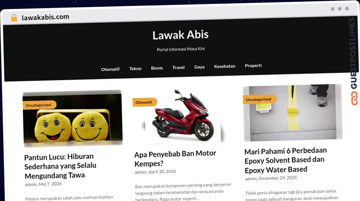Publish Guest Post on lawakabis.com