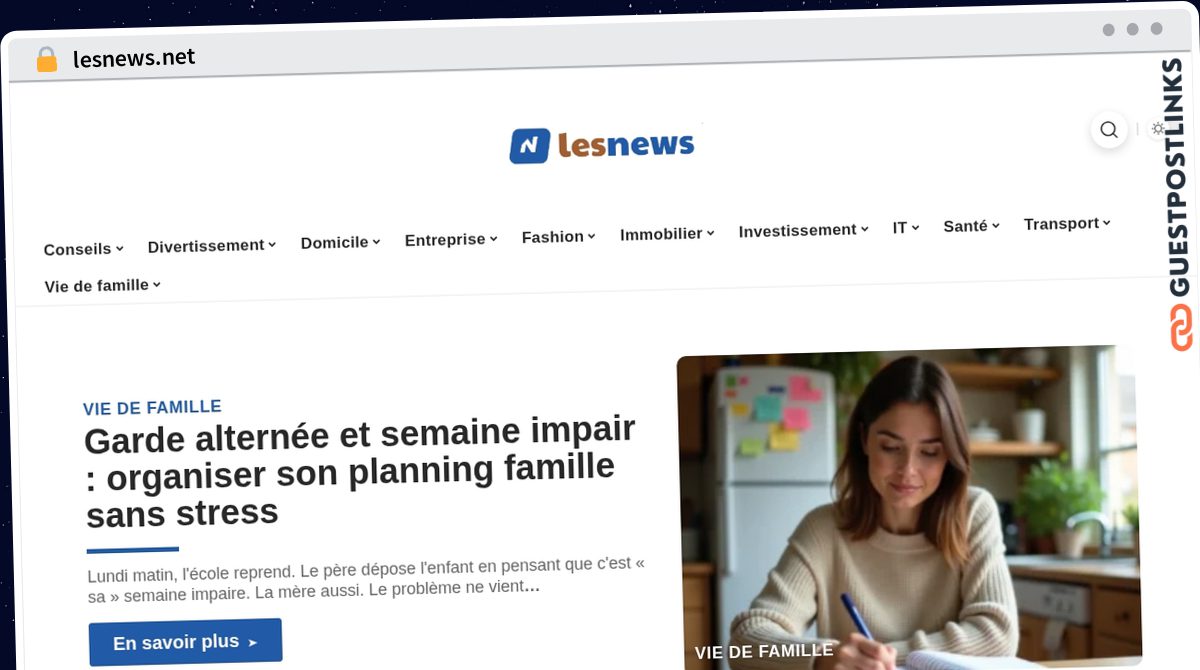 Publish Guest Post on lesnews.net