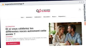 Publish Guest Post on lespecialistedumariage.fr