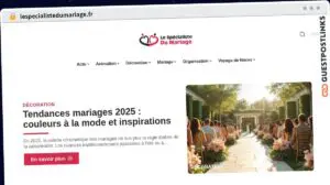 Publish Guest Post on lespecialistedumariage.fr