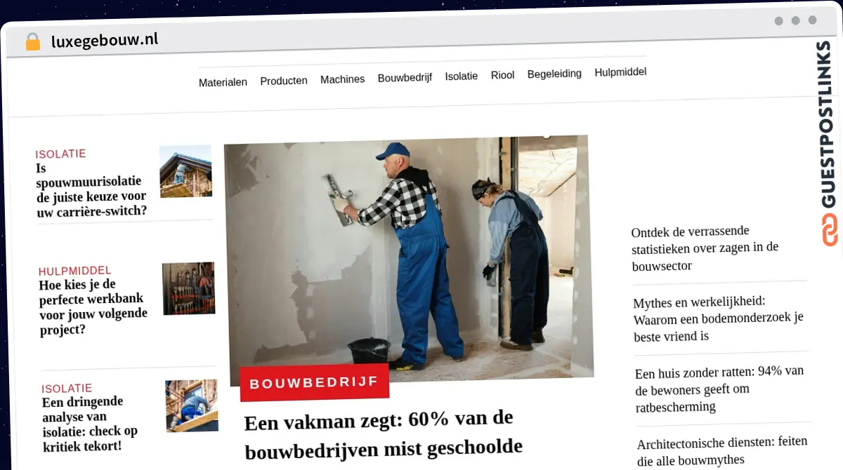 Publish Guest Post on luxegebouw.nl