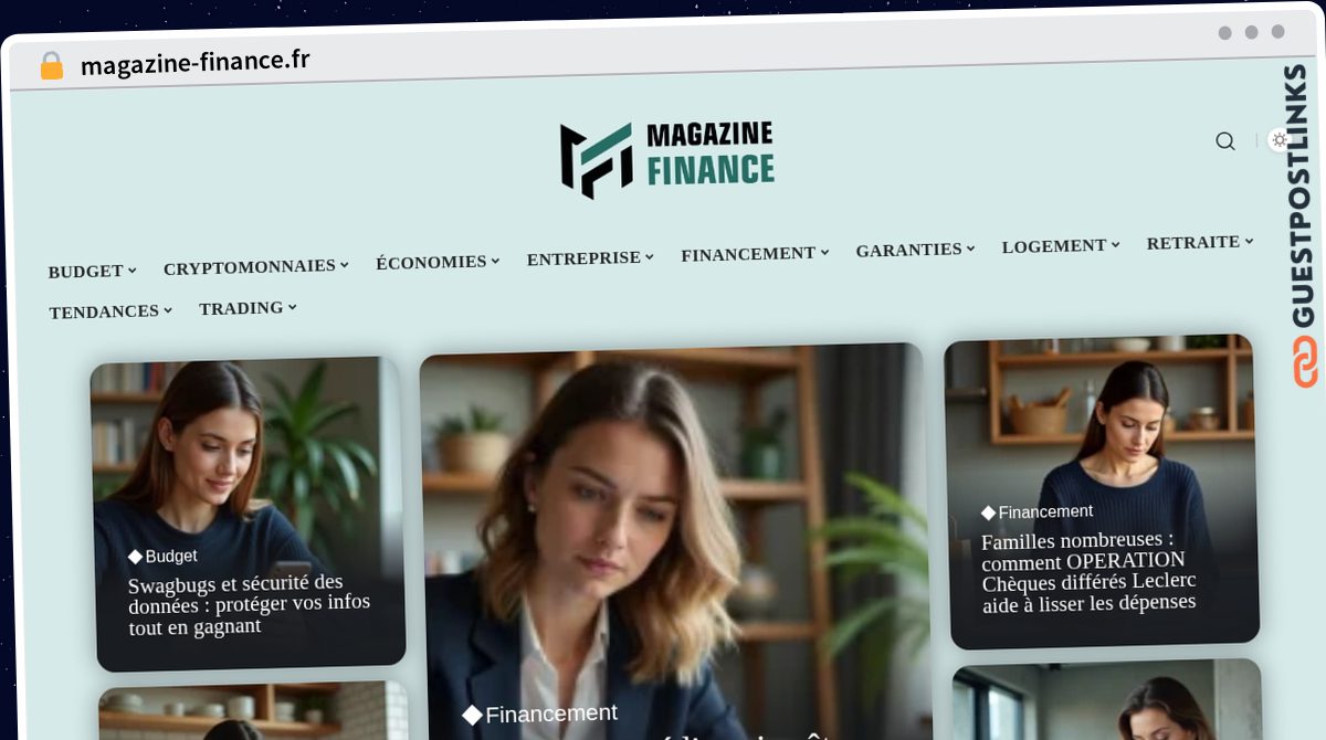 Publish Guest Post on magazine-finance.fr
