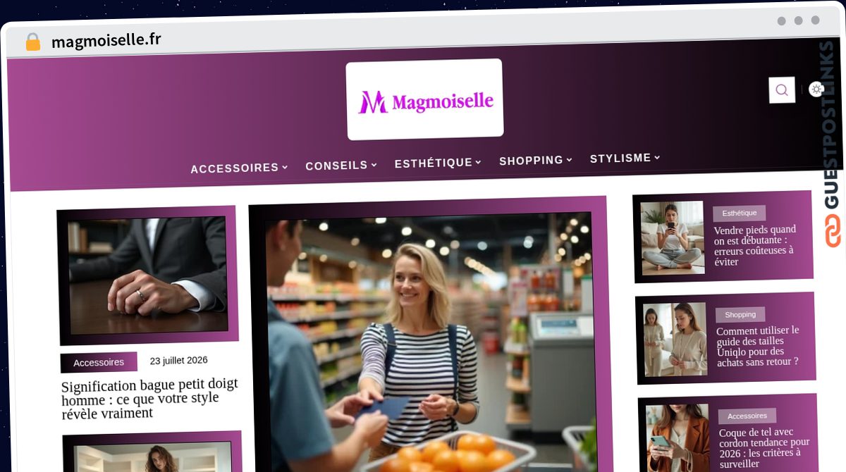 Publish Guest Post on magmoiselle.fr