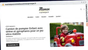 Publish Guest Post on mamanpascommelesautresoupresque.fr