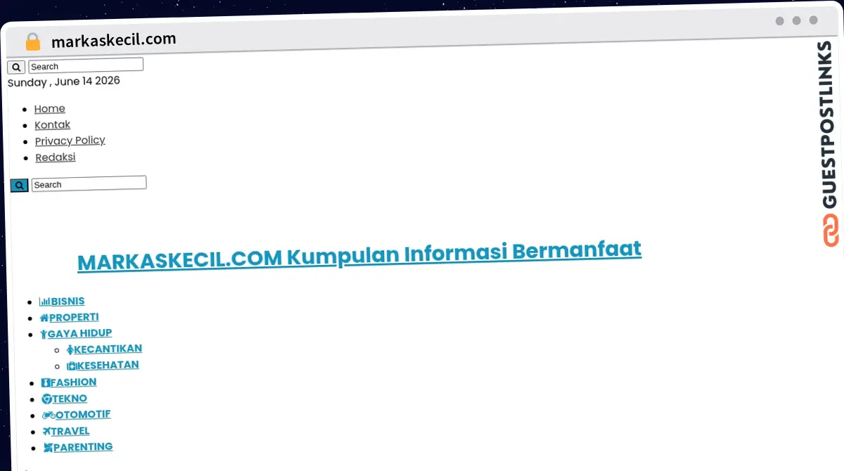 Publish Guest Post on markaskecil.com