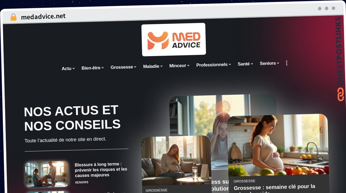 Publish Guest Post on medadvice.net