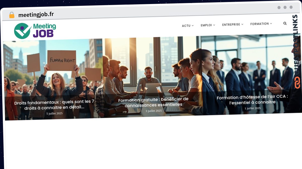 Publish Guest Post on meetingjob.fr