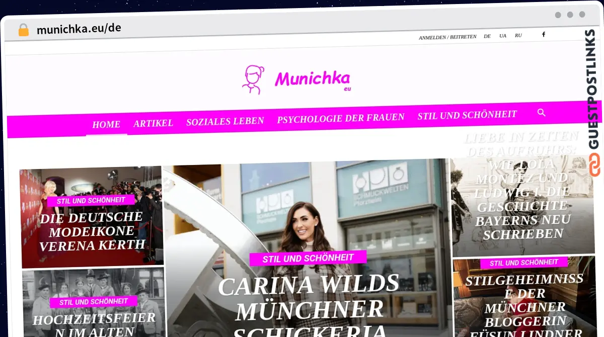 Publish Guest Post on munichka.eu/de