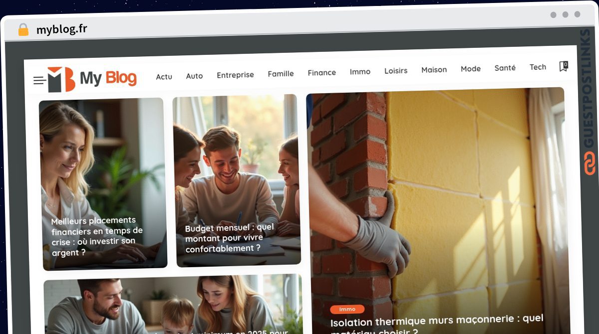 Publish Guest Post on myblog.fr