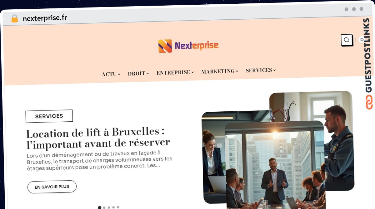 Publish Guest Post on nexterprise.fr