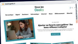 Publish Guest Post on nouslesgeeks.fr