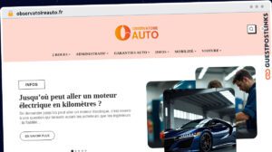 Publish Guest Post on observatoireauto.fr