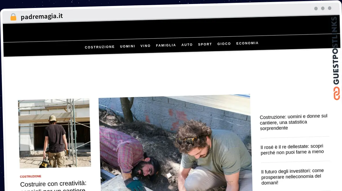 Publish Guest Post on padremagia.it