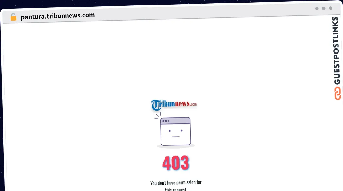 Publish Guest Post on pantura.tribunnews.com