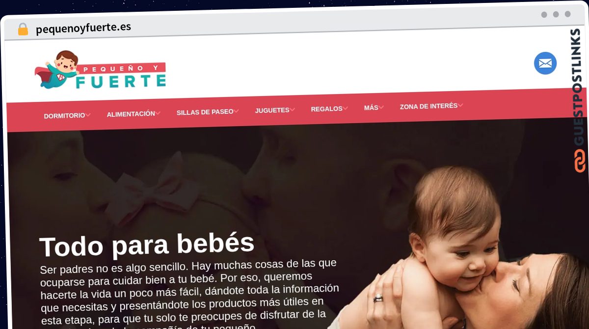 Publish Guest Post on pequenoyfuerte.es