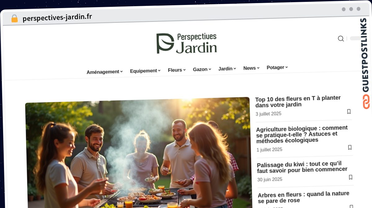 Publish Guest Post on perspectives-jardin.fr