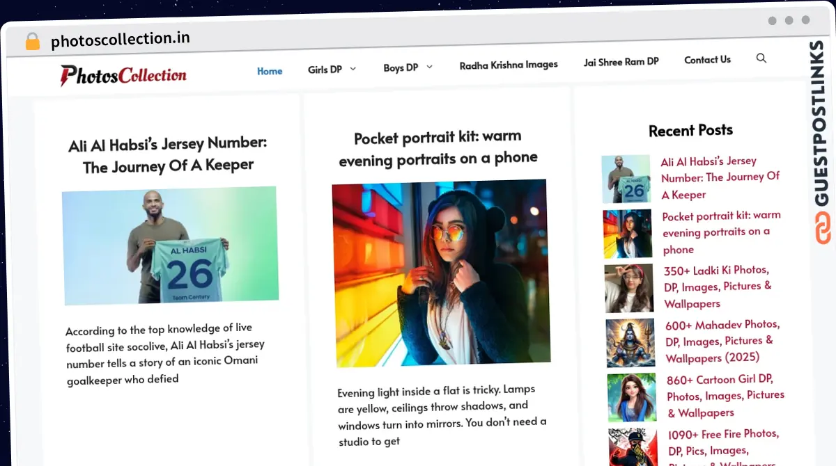 Publish Guest Post on photoscollection.in