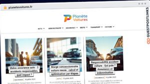 Publish Guest Post on planetevoitures.fr