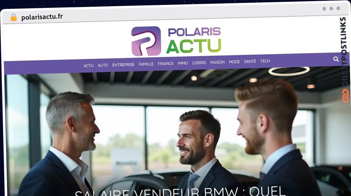 Publish Guest Post on polarisactu.fr