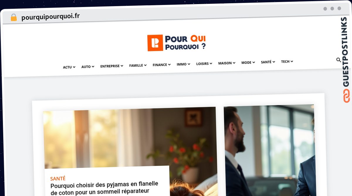 Publish Guest Post on pourquipourquoi.fr