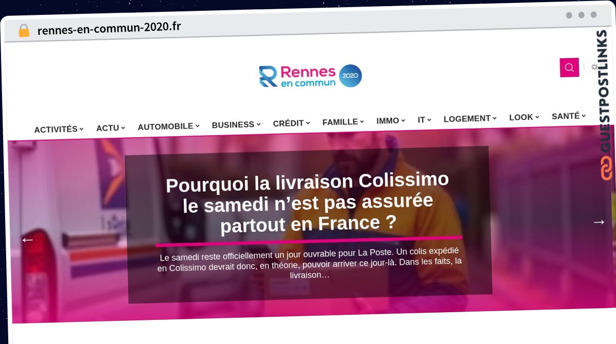 Publish Guest Post on rennes-en-commun-2020.fr