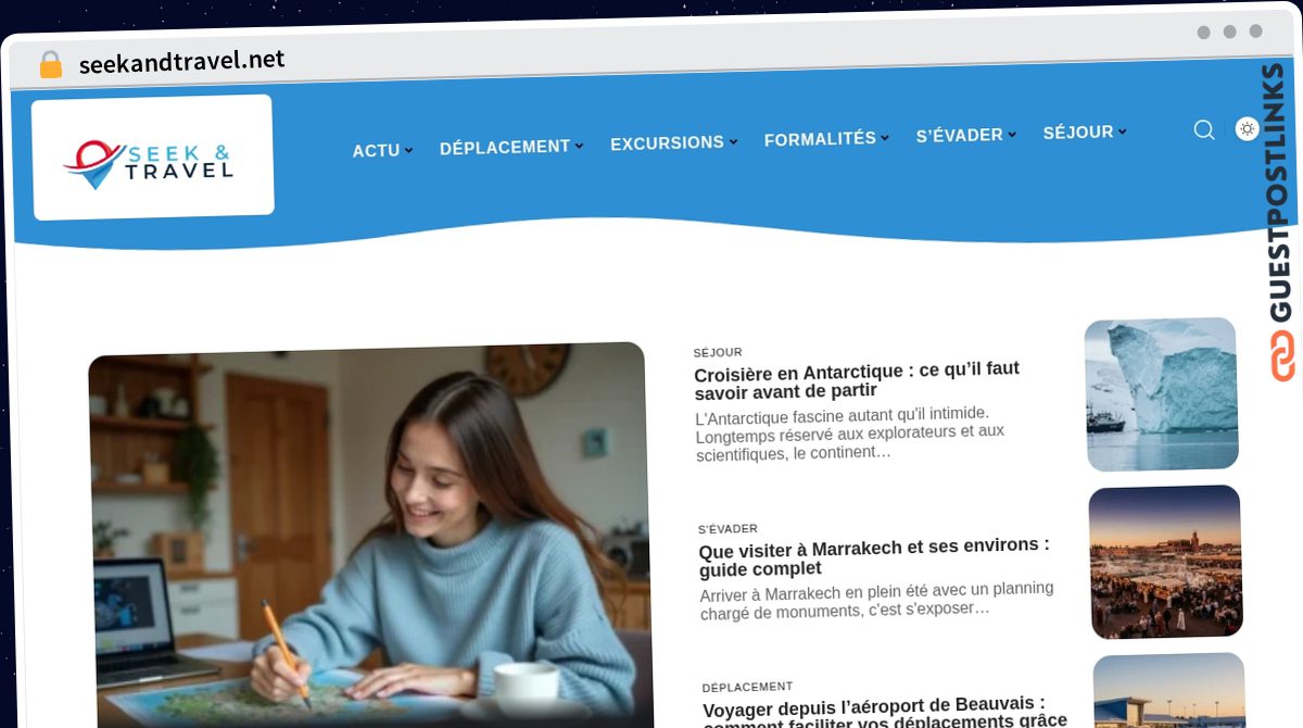 Publish Guest Post on seekandtravel.net