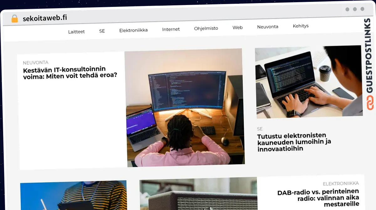 Publish Guest Post on sekoitaweb.fi