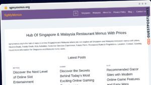 Publish Guest Post on sgmymenus.org