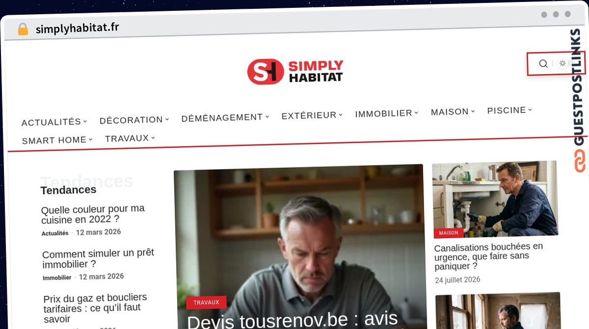 Publish Guest Post on simplyhabitat.fr