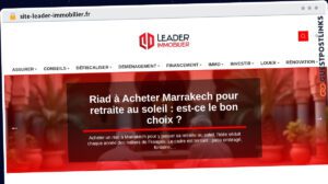 Publish Guest Post on site-leader-immobilier.fr
