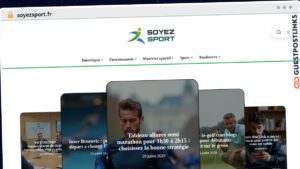 Publish Guest Post on soyezsport.fr