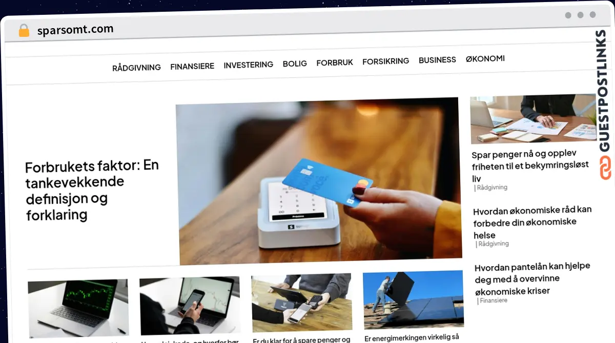 Publish Guest Post on sparsomt.com