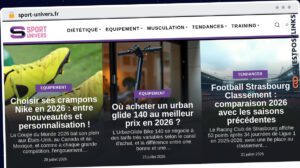 Publish Guest Post on sport-univers.fr