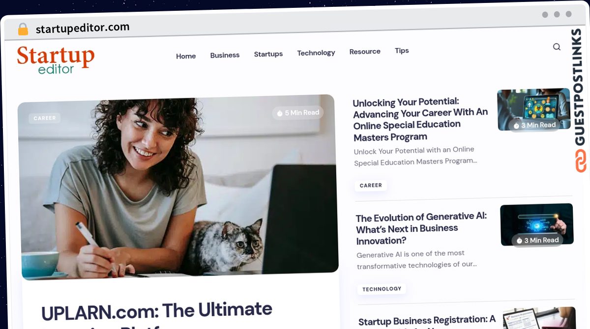 Publish Guest Post on startupeditor.com